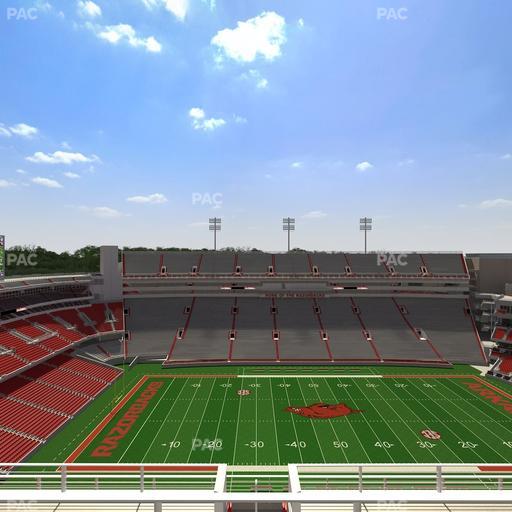 Razorback Stadium - Section 524 Seat View