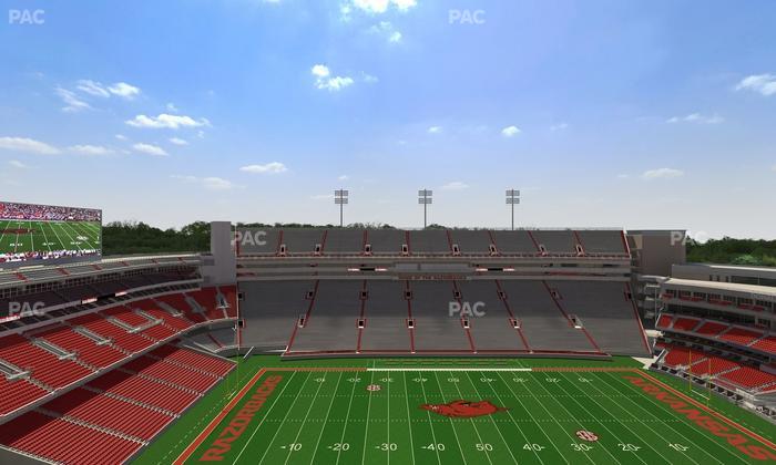 Razorback Stadium - Section 524 Seat View