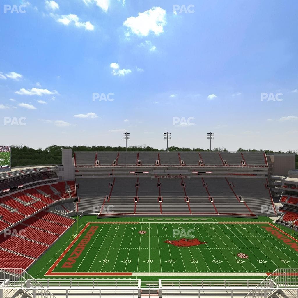 Razorback Stadium - Section 524 Seat View