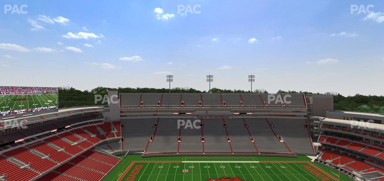 Razorback Stadium - Section 524 Seat View