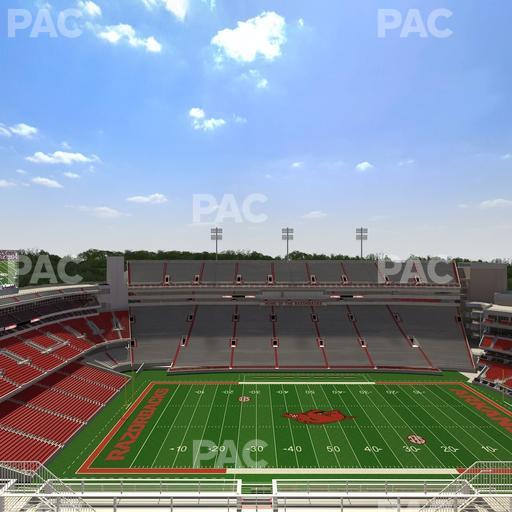 Razorback Stadium - Section 524 Seat View