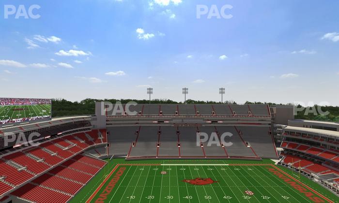 Razorback Stadium - Section 524 Seat View