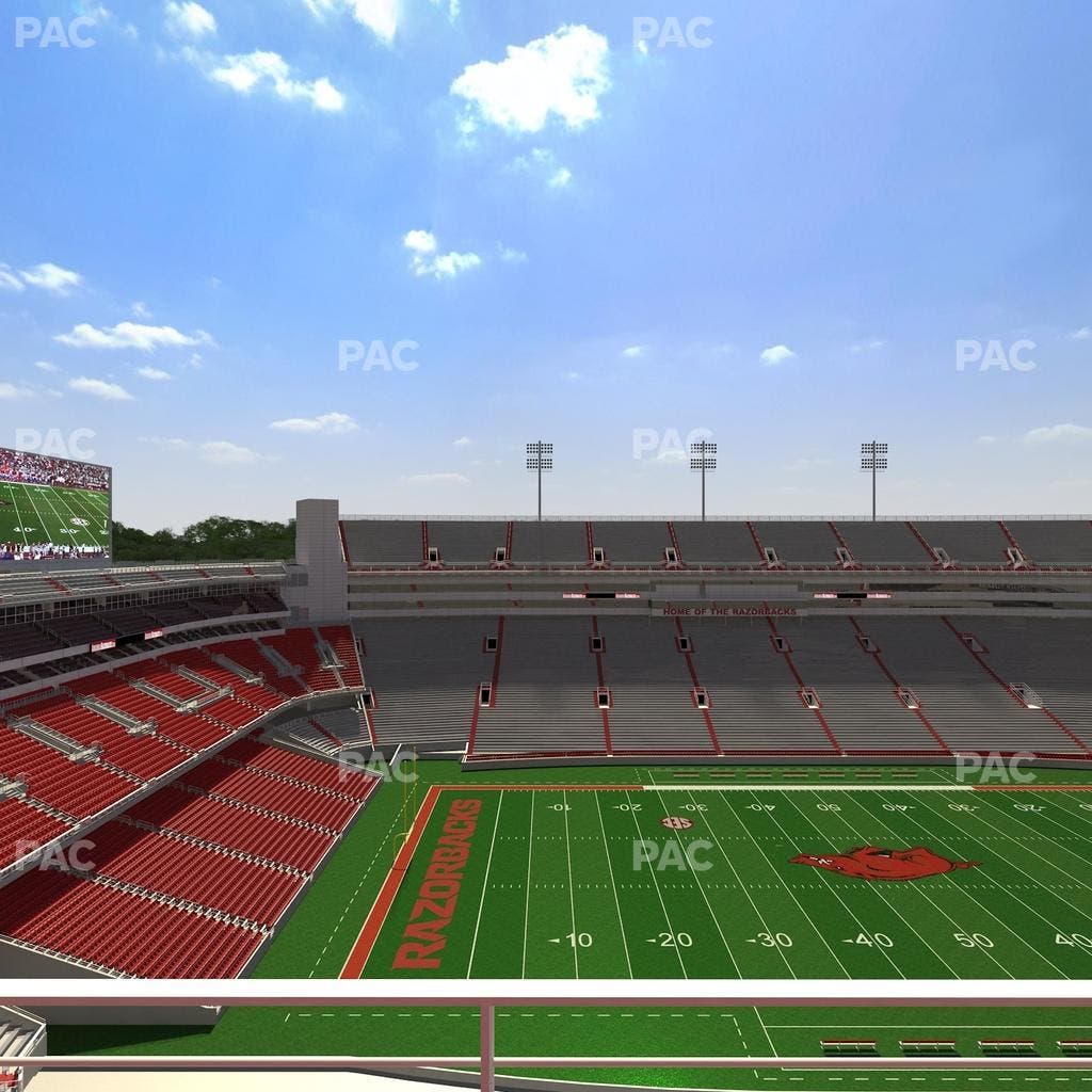 Razorback Stadium - Section 525 1 Seat View