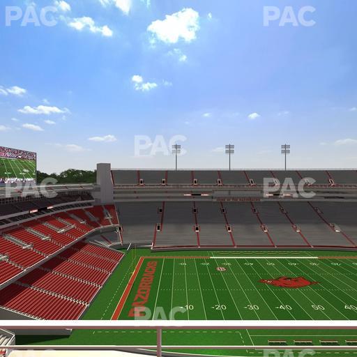 Razorback Stadium - Section 525 1 Seat View