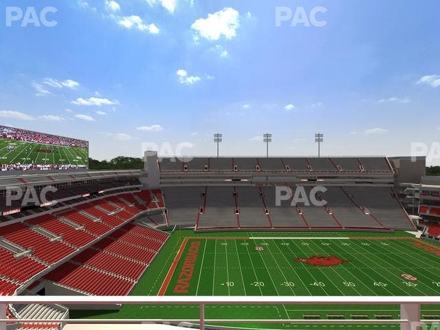 Razorback Stadium - Section 525 1 Seat View
