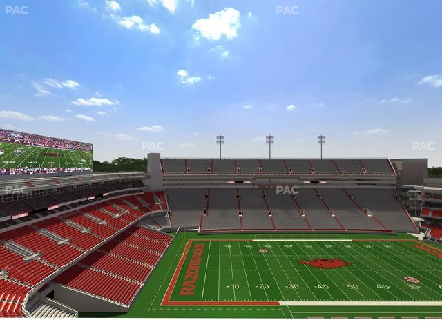 Razorback Stadium - Section 525 1 Seat View