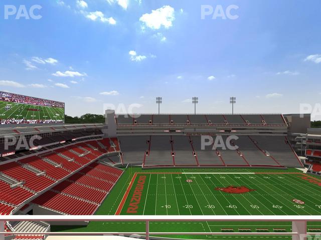Razorback Stadium - Section 525 2 Seat View Razorback Stadium - Section 525 2 Seat View