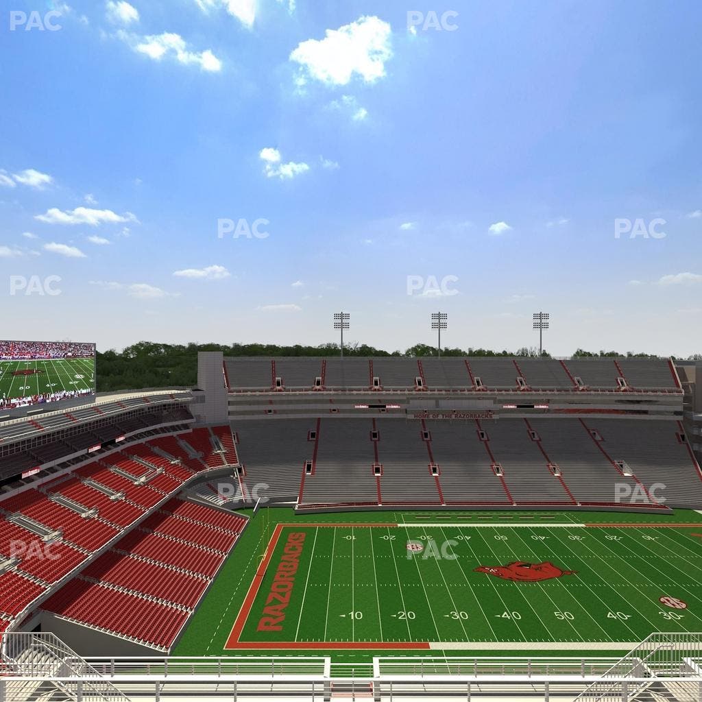 Razorback Stadium - Section 525 Seat View