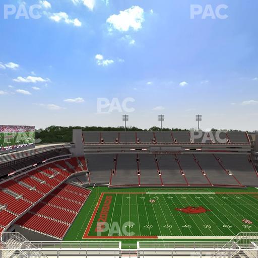 Razorback Stadium - Section 525 Seat View