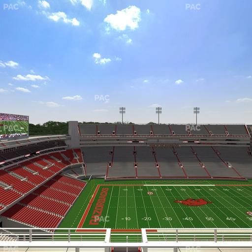 Razorback Stadium - Section 525 Seat View