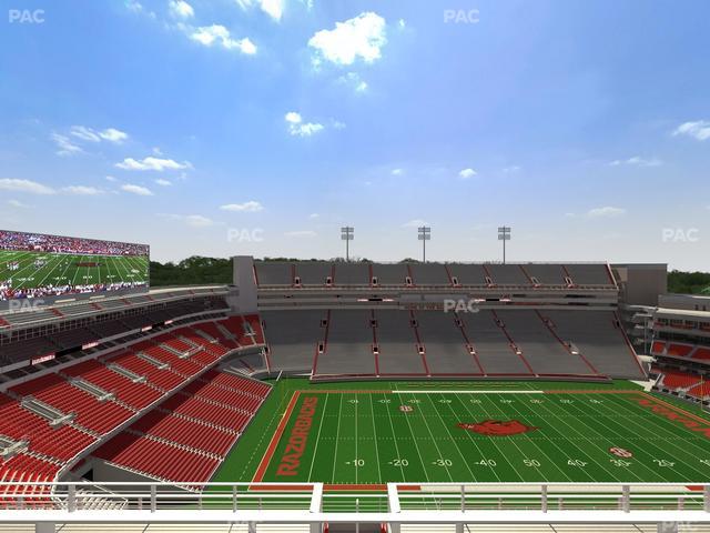Razorback Stadium - Section 525 Seat View
