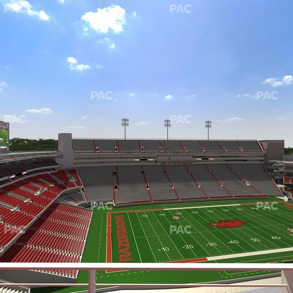 Razorback Stadium - Section 526 1 Seat View