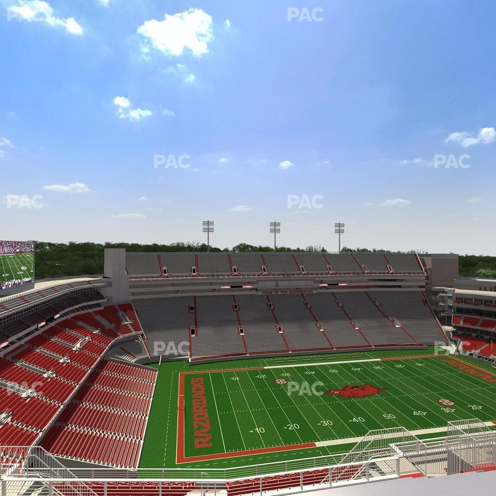 Razorback Stadium - Section 526 Seat View