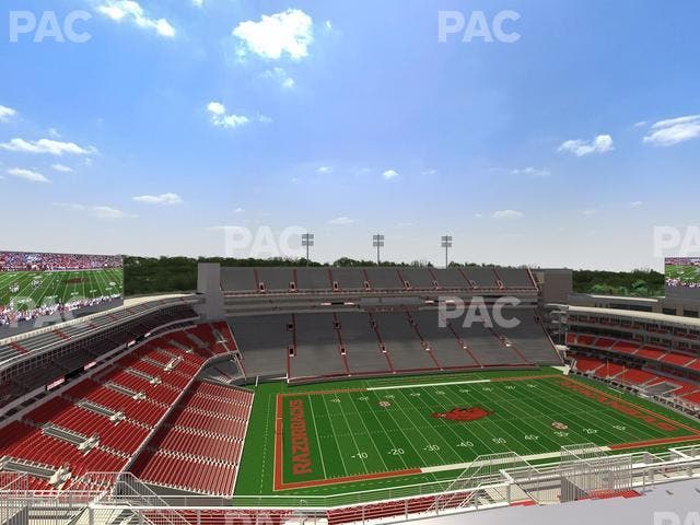 Razorback Stadium - Section 526 Seat View