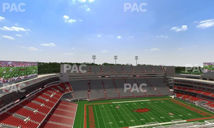 Razorback Stadium - Section 526 Seat View