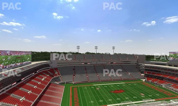 Razorback Stadium - Section 526 Seat View