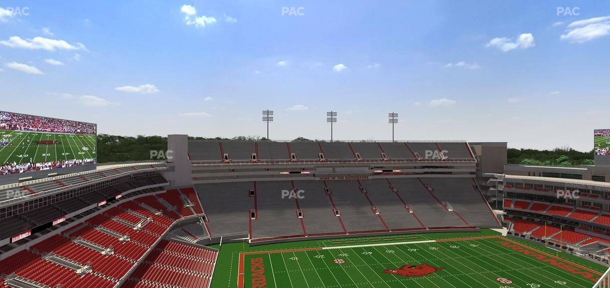 Razorback Stadium - Section 526 Seat View