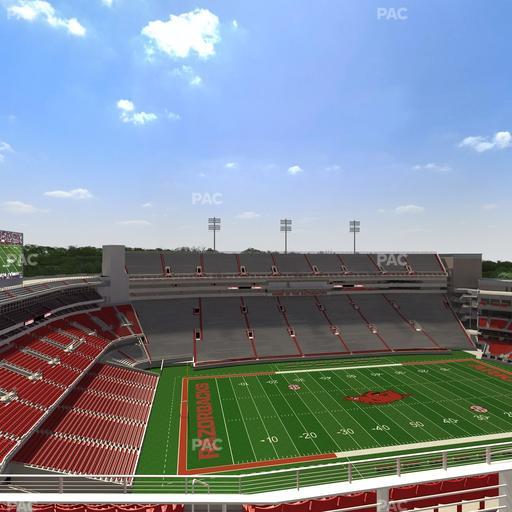 Razorback Stadium - Section 526 Seat View