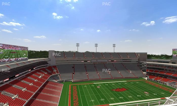 Razorback Stadium - Section 526 Seat View