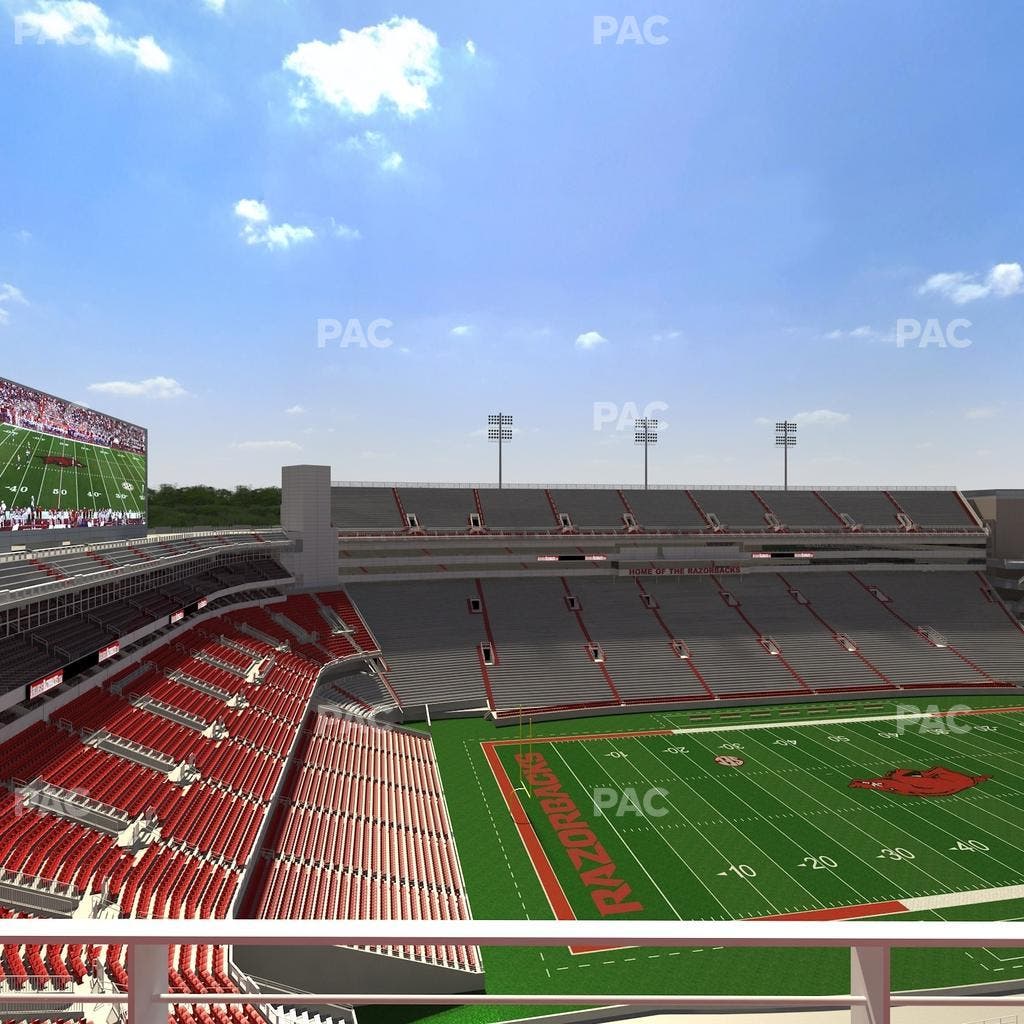 Razorback Stadium - Section 527 1 Seat View