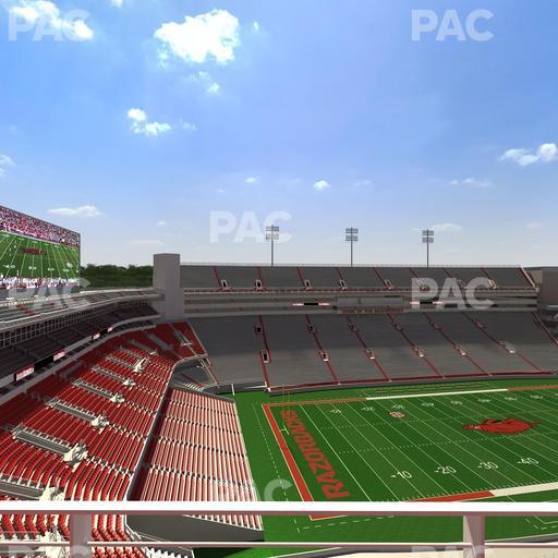Razorback Stadium - Section 527 1 Seat View
