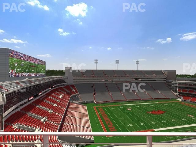 Razorback Stadium - Section 527 1 Seat View