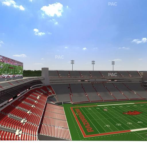 Razorback Stadium - Section 527 1 Seat View