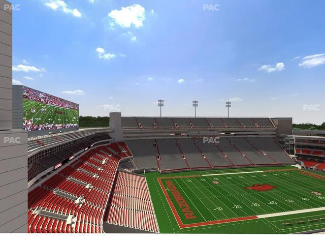 Razorback Stadium - Section 527 1 Seat View
