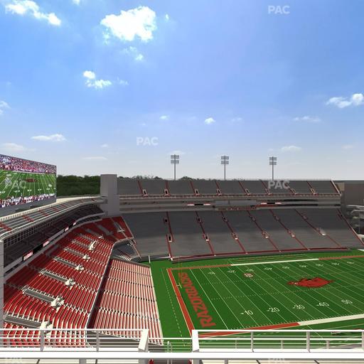 Razorback Stadium - Section 527 Seat View