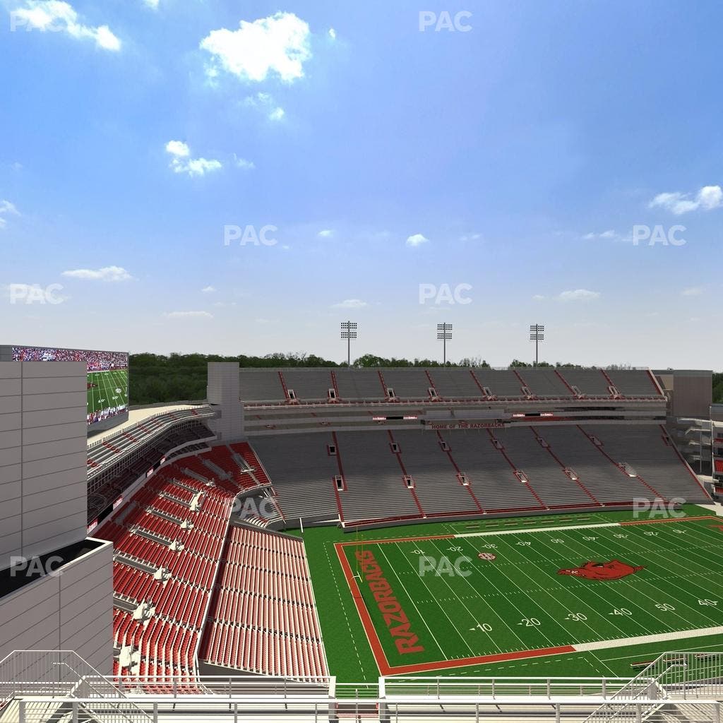 Razorback Stadium - Section 527 Seat View