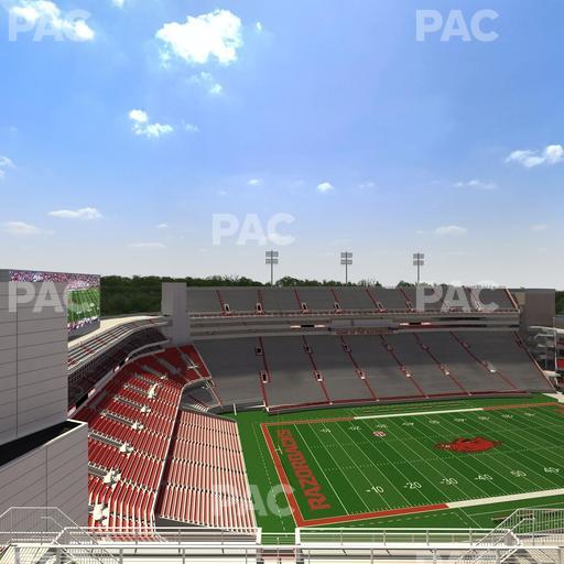 Razorback Stadium - Section 527 Seat View