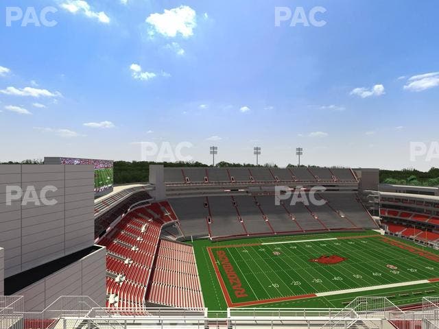 Razorback Stadium - Section 527 Seat View