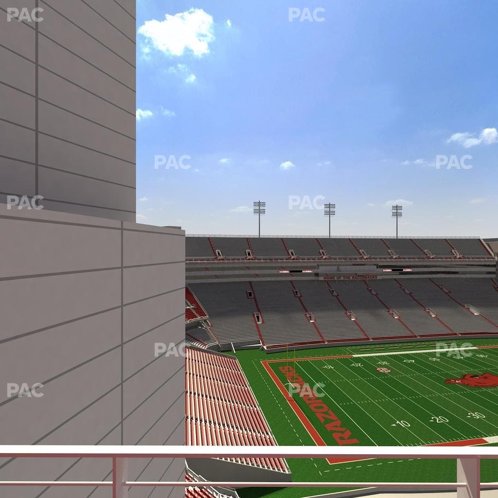 Razorback Stadium - Section 528 1 Seat View
