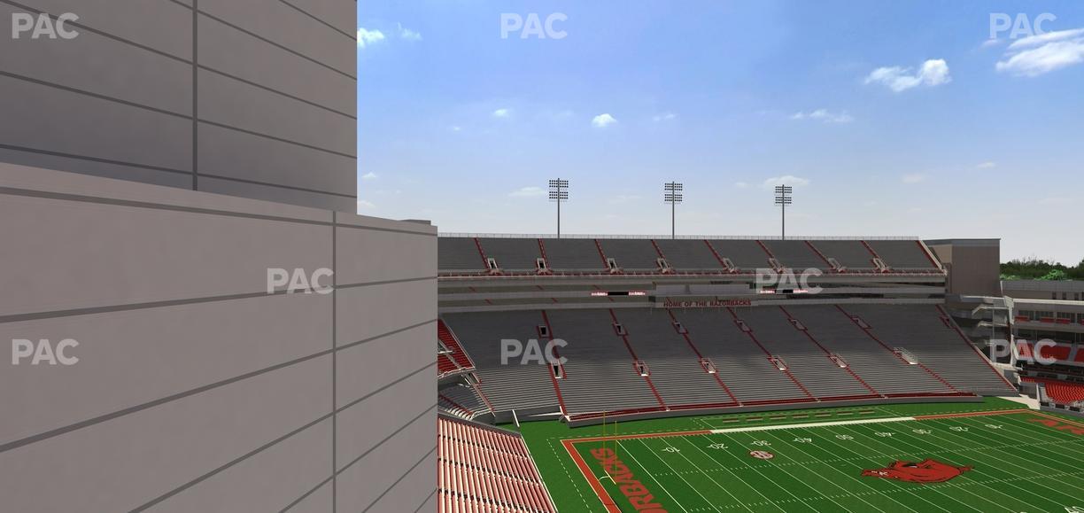 Razorback Stadium - Section 528 1 Seat View