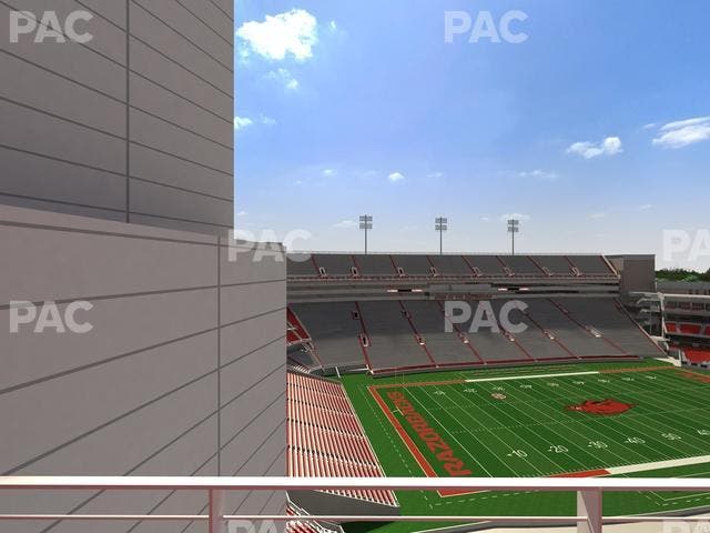 Razorback Stadium - Section 528 1 Seat View