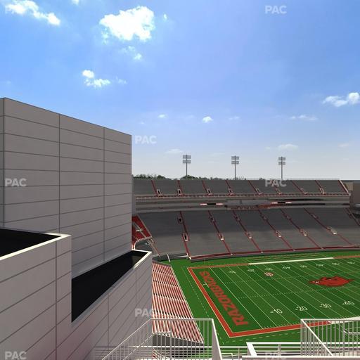 Razorback Stadium - Section 528 Seat View