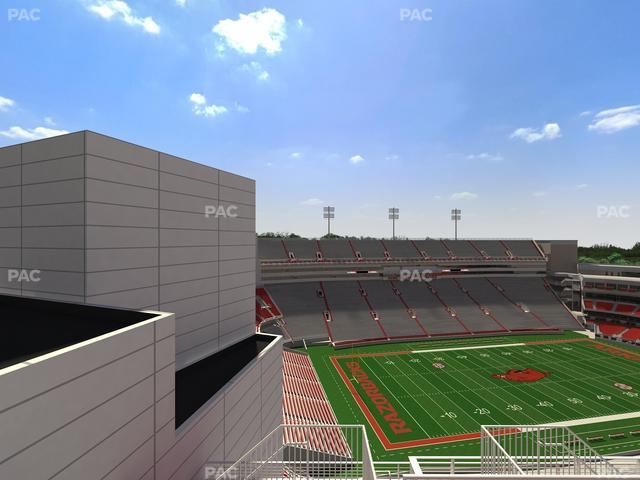 Razorback Stadium - Section 528 Seat View