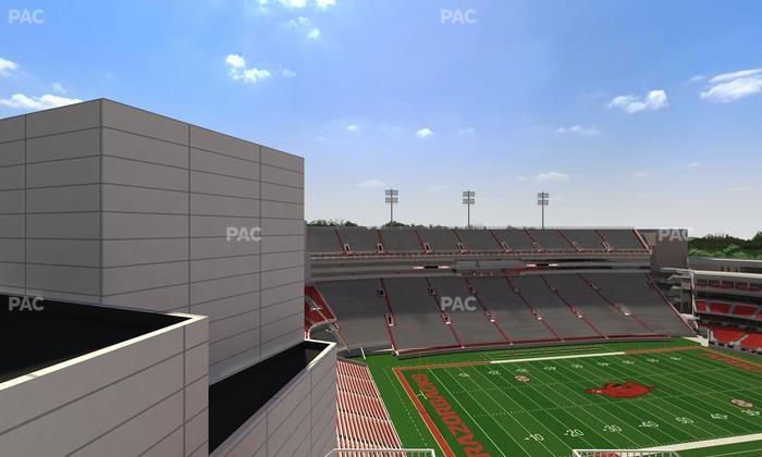 Razorback Stadium - Section 528 Seat View