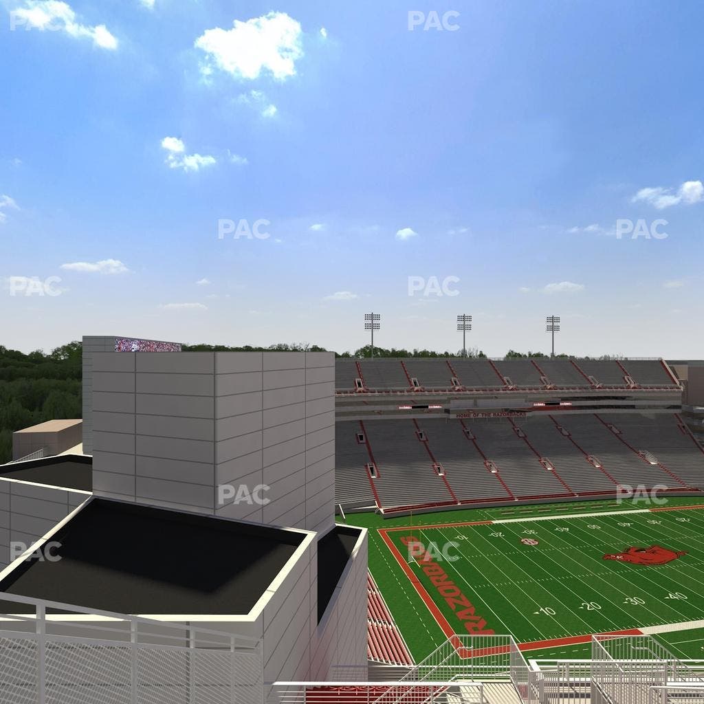 Razorback Stadium - Section 528 Seat View