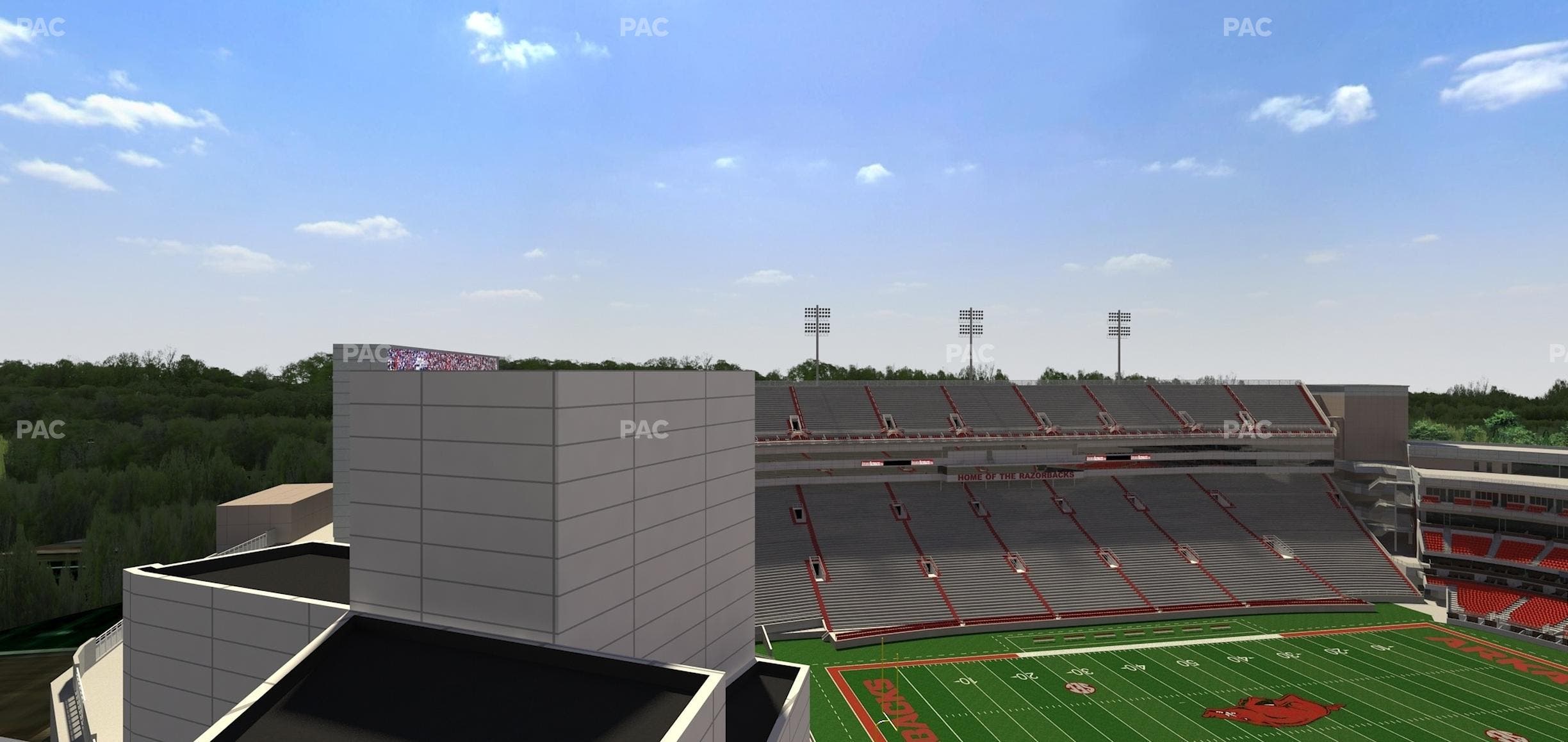 Razorback Stadium - Section 528 Seat View