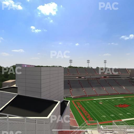 Razorback Stadium - Section 528 Seat View