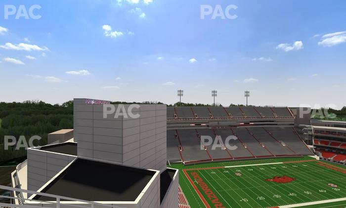 Razorback Stadium - Section 528 Seat View