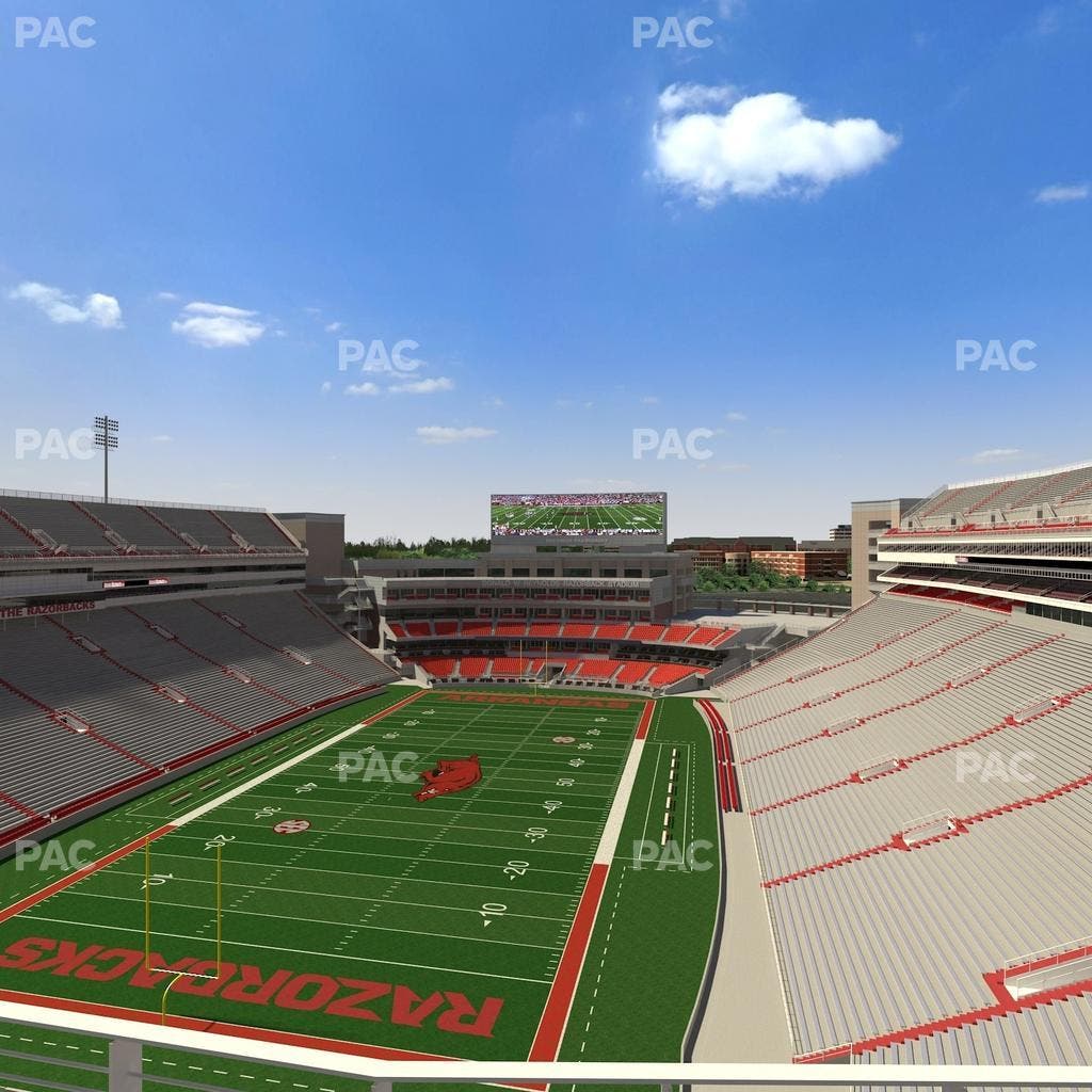 Razorback Stadium - Section 531 Seat View