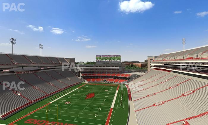 Razorback Stadium - Section 531 Seat View