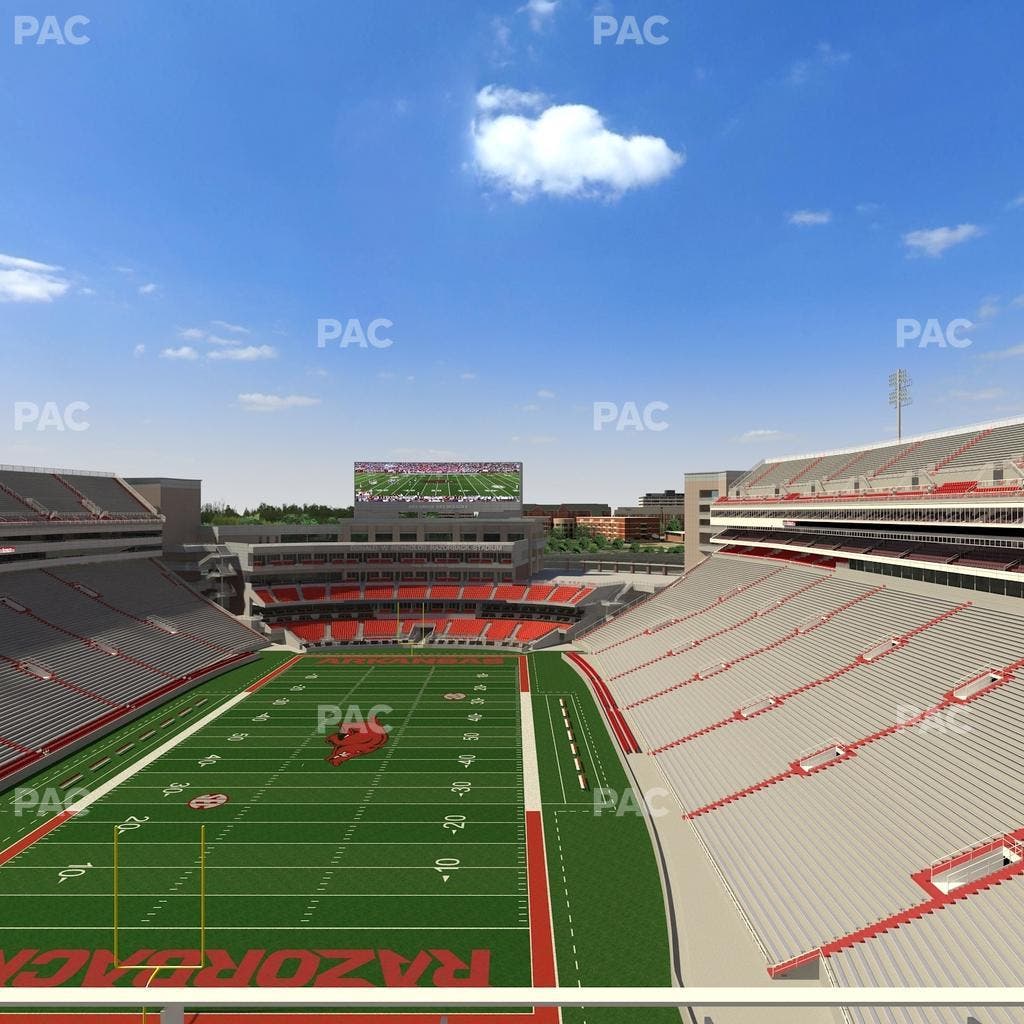 Razorback Stadium - Section 532 Seat View