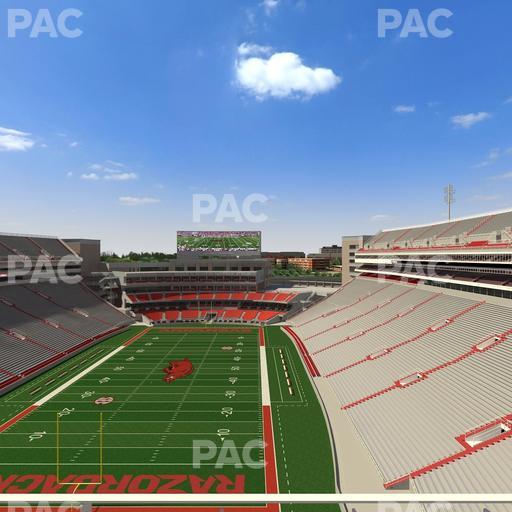 Razorback Stadium - Section 532 Seat View