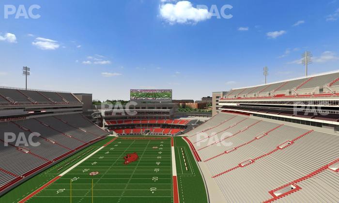 Razorback Stadium - Section 532 Seat View