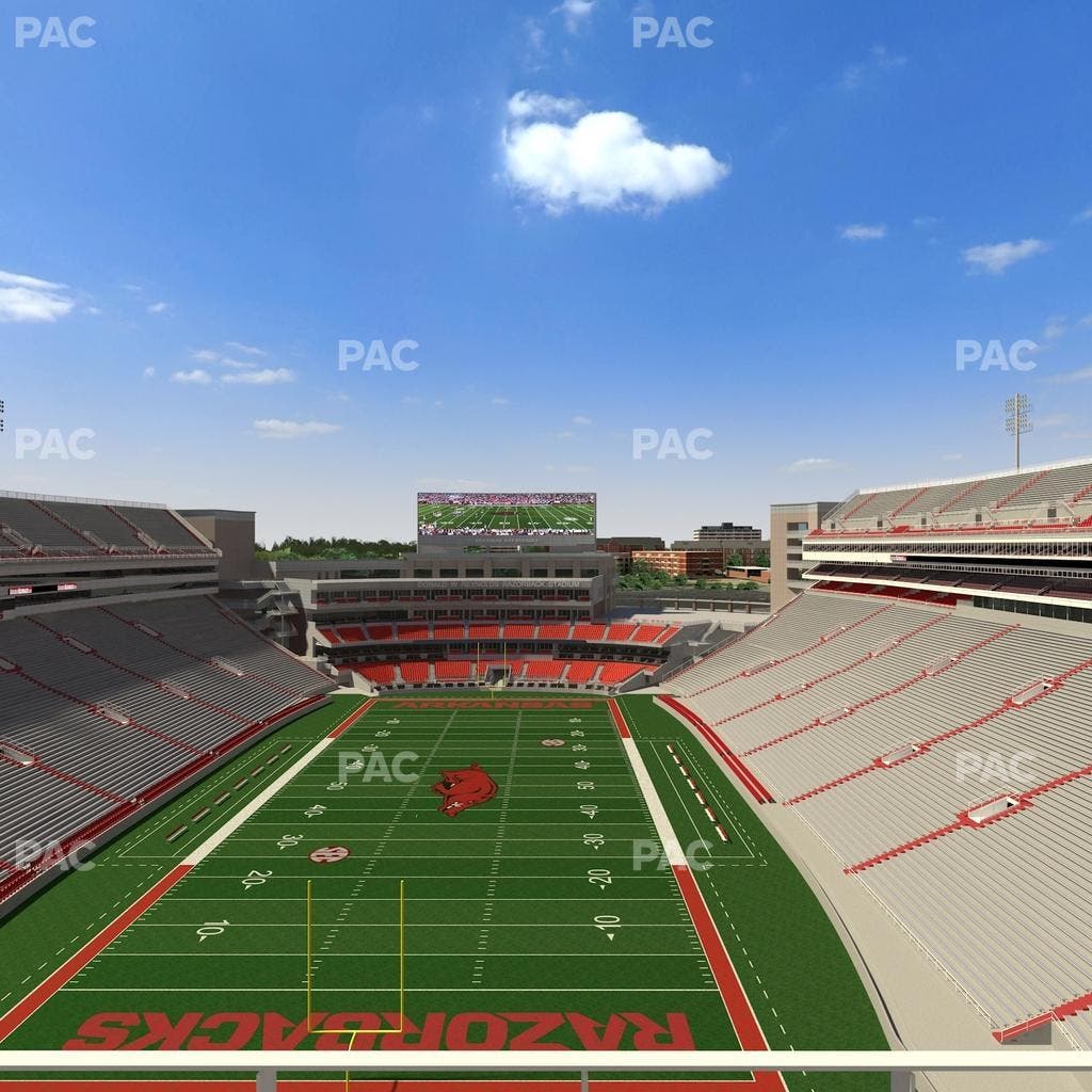 Razorback Stadium - Section 533 Seat View