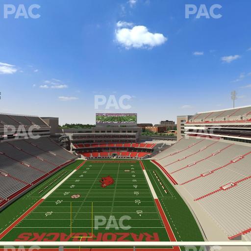 Razorback Stadium - Section 533 Seat View