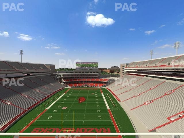 Razorback Stadium - Section 533 Seat View